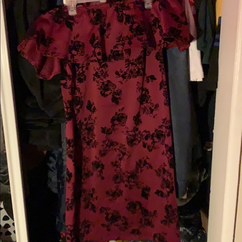 Red dress